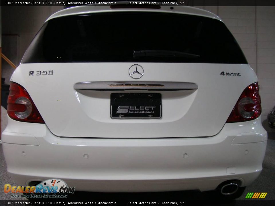 2007 Mercedes-Benz R 350 4Matic Alabaster White / Macadamia Photo #5