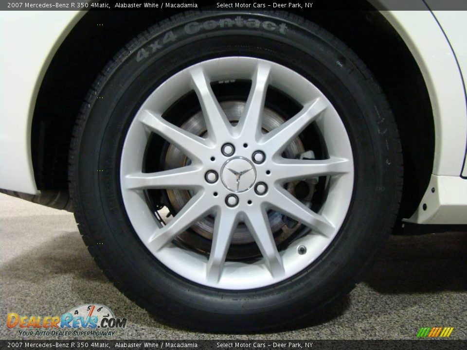 2007 Mercedes-Benz R 350 4Matic Alabaster White / Macadamia Photo #7