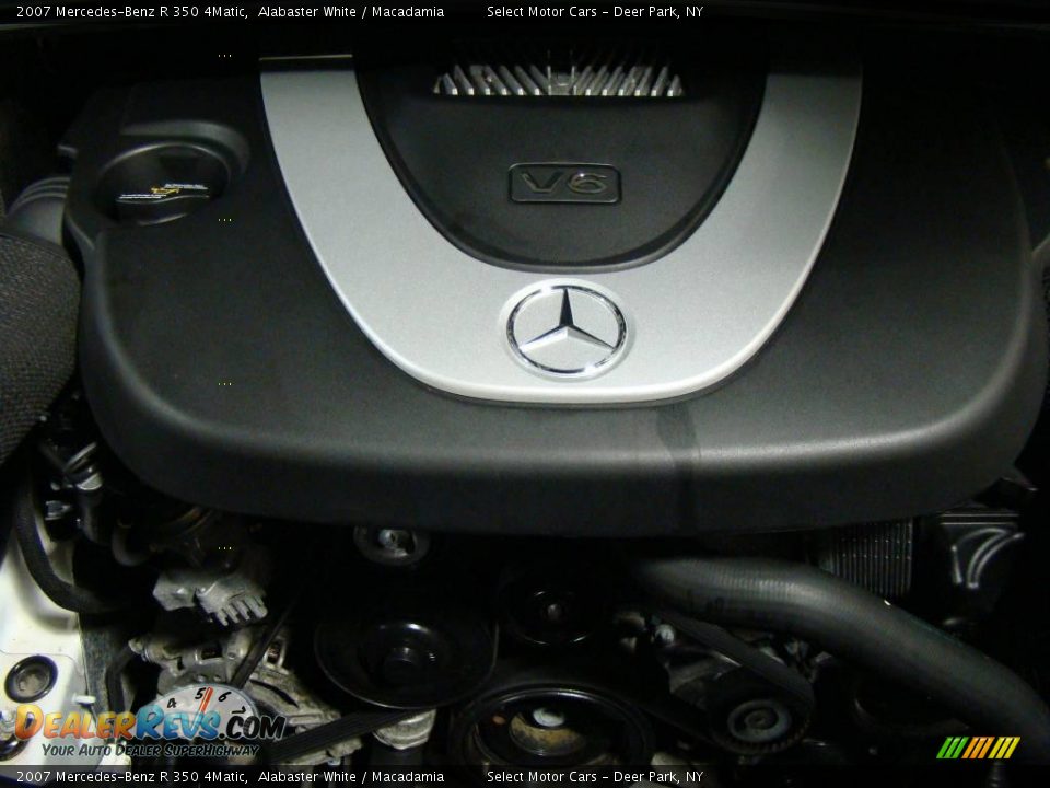 2007 Mercedes-Benz R 350 4Matic Alabaster White / Macadamia Photo #14