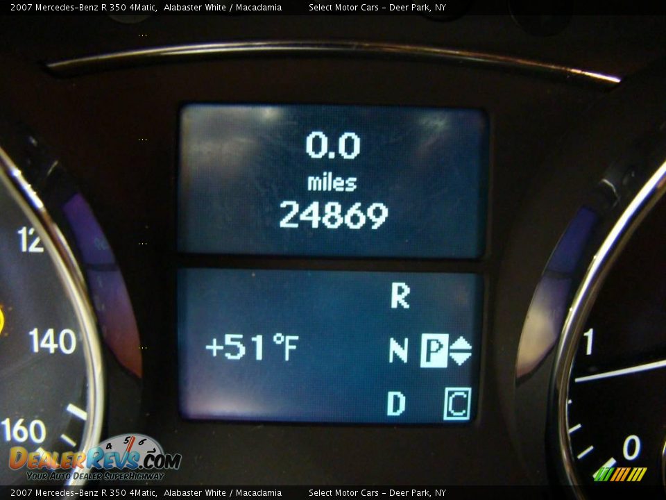 2007 Mercedes-Benz R 350 4Matic Alabaster White / Macadamia Photo #15