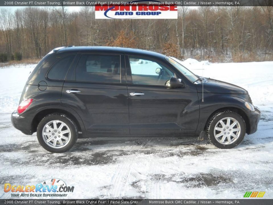 2008 Chrysler PT Cruiser Touring Brilliant Black Crystal Pearl / Pastel Slate Gray Photo #1