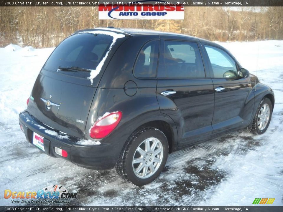 2008 Chrysler PT Cruiser Touring Brilliant Black Crystal Pearl / Pastel Slate Gray Photo #2