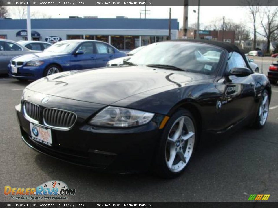 2008 BMW Z4 3.0si Roadster Jet Black / Black Photo #7