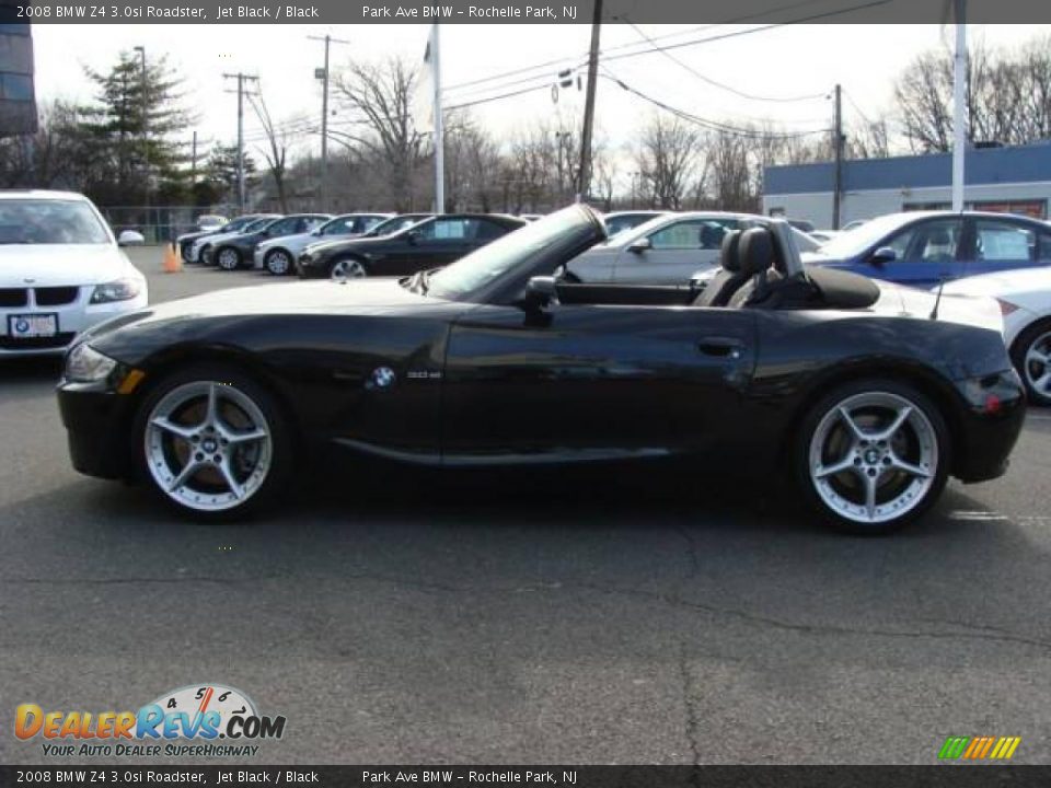 2008 BMW Z4 3.0si Roadster Jet Black / Black Photo #8