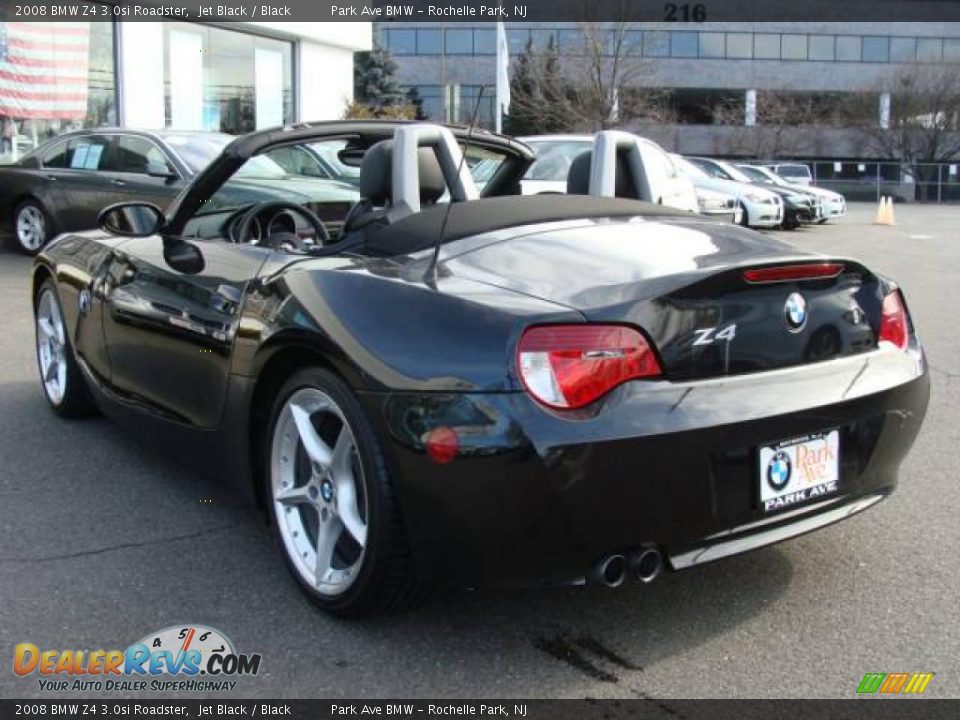 2008 BMW Z4 3.0si Roadster Jet Black / Black Photo #10