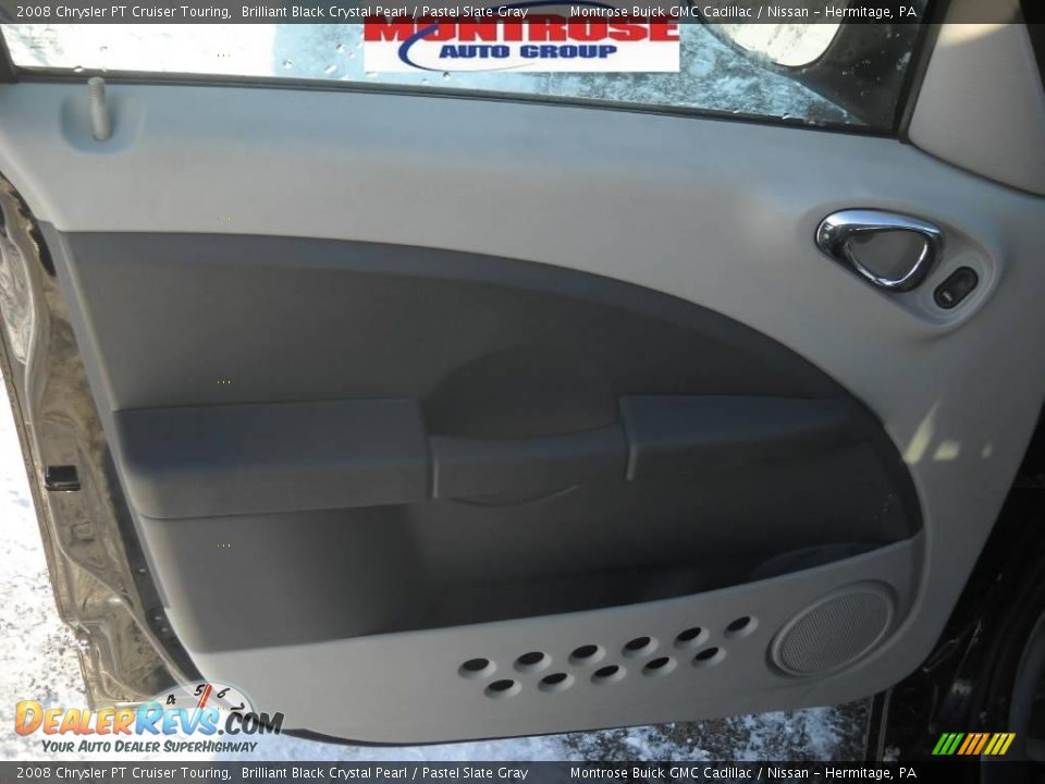 2008 Chrysler PT Cruiser Touring Brilliant Black Crystal Pearl / Pastel Slate Gray Photo #8