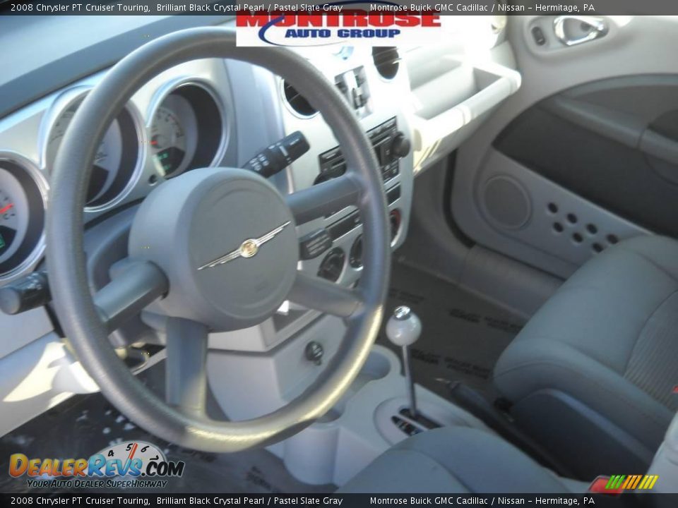 2008 Chrysler PT Cruiser Touring Brilliant Black Crystal Pearl / Pastel Slate Gray Photo #9