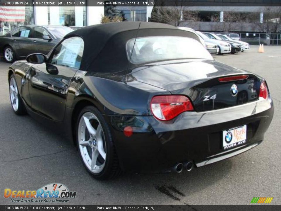 2008 BMW Z4 3.0si Roadster Jet Black / Black Photo #11