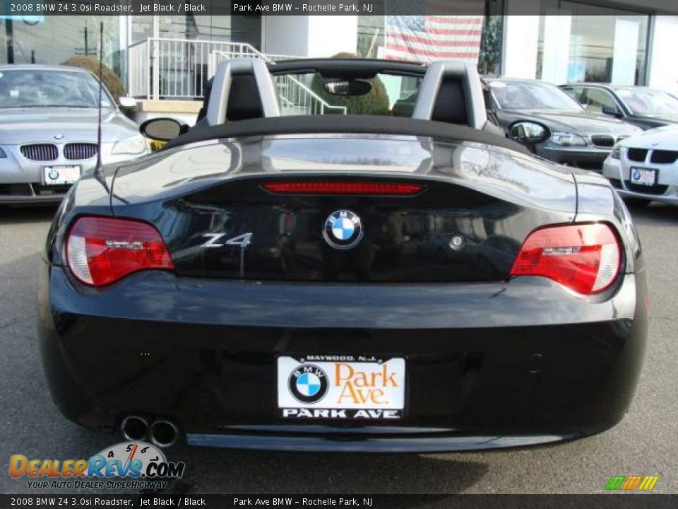 2008 BMW Z4 3.0si Roadster Jet Black / Black Photo #12