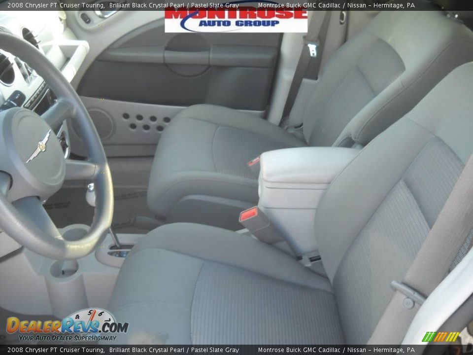 2008 Chrysler PT Cruiser Touring Brilliant Black Crystal Pearl / Pastel Slate Gray Photo #10
