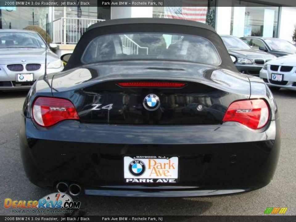 2008 BMW Z4 3.0si Roadster Jet Black / Black Photo #13
