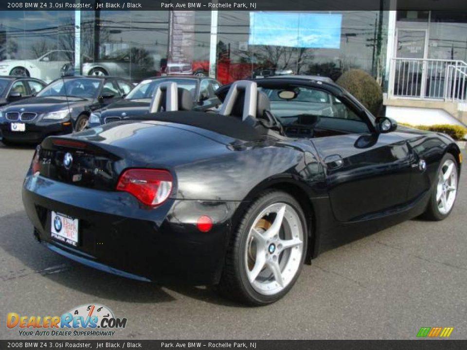2008 BMW Z4 3.0si Roadster Jet Black / Black Photo #14