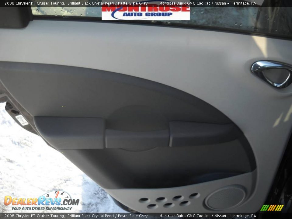 2008 Chrysler PT Cruiser Touring Brilliant Black Crystal Pearl / Pastel Slate Gray Photo #12