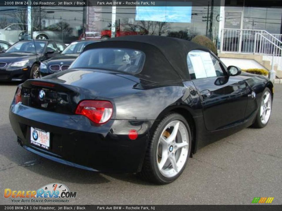 2008 BMW Z4 3.0si Roadster Jet Black / Black Photo #15