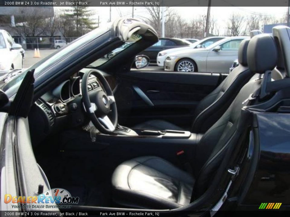 2008 BMW Z4 3.0si Roadster Jet Black / Black Photo #17