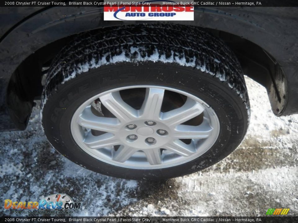 2008 Chrysler PT Cruiser Touring Brilliant Black Crystal Pearl / Pastel Slate Gray Photo #15