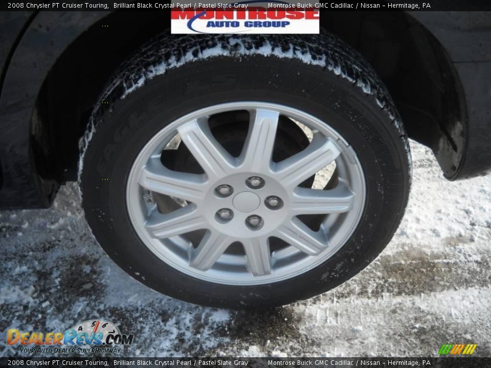 2008 Chrysler PT Cruiser Touring Brilliant Black Crystal Pearl / Pastel Slate Gray Photo #16