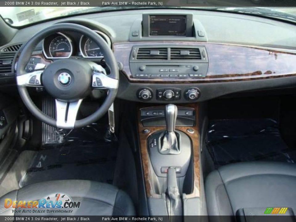 2008 BMW Z4 3.0si Roadster Jet Black / Black Photo #20