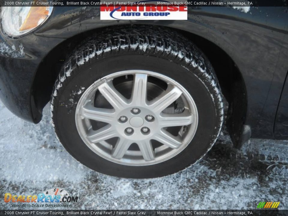 2008 Chrysler PT Cruiser Touring Brilliant Black Crystal Pearl / Pastel Slate Gray Photo #19
