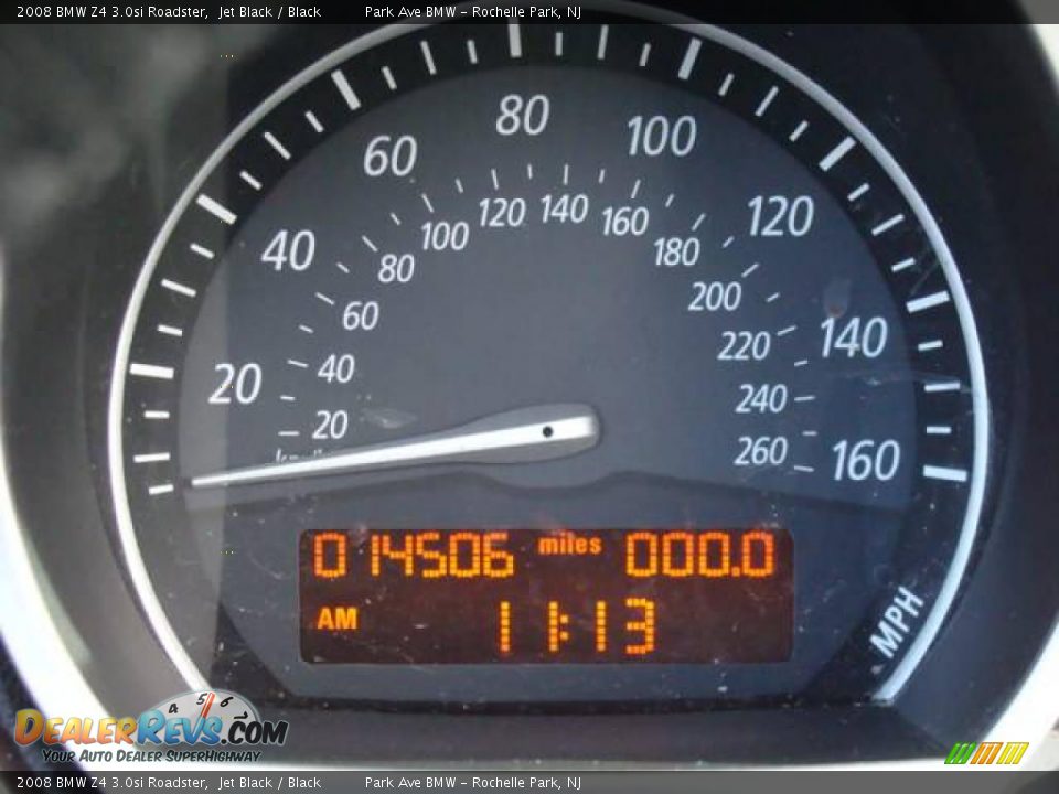 2008 BMW Z4 3.0si Roadster Jet Black / Black Photo #22
