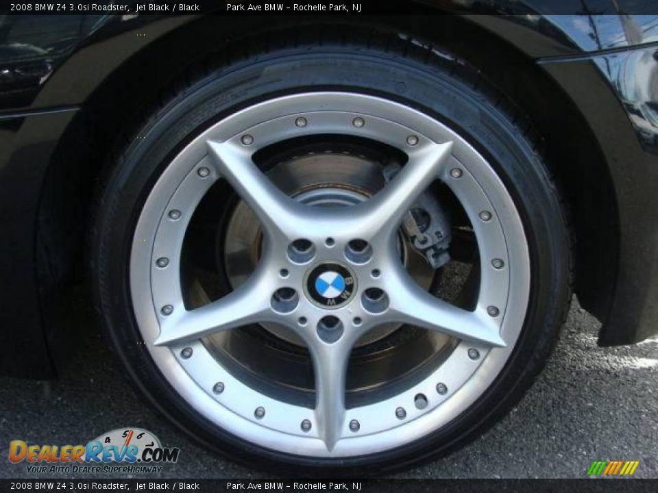 2008 BMW Z4 3.0si Roadster Jet Black / Black Photo #26