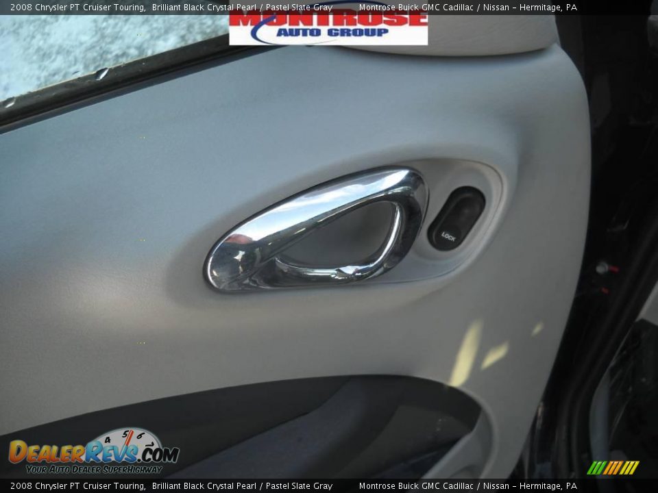 2008 Chrysler PT Cruiser Touring Brilliant Black Crystal Pearl / Pastel Slate Gray Photo #25