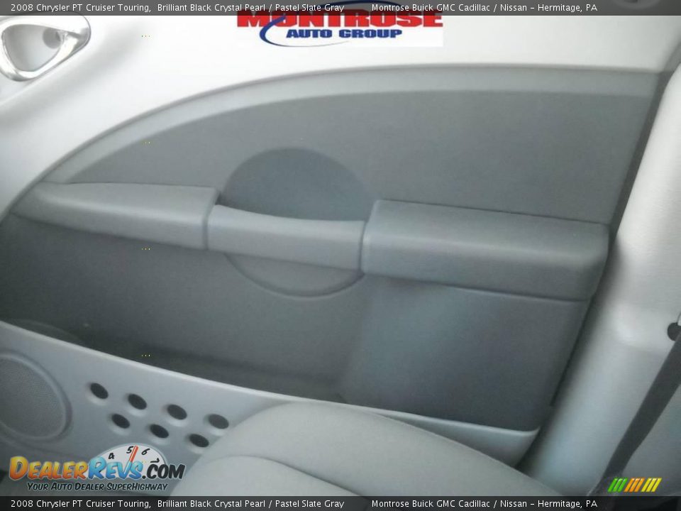 2008 Chrysler PT Cruiser Touring Brilliant Black Crystal Pearl / Pastel Slate Gray Photo #28