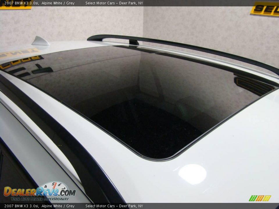 2007 BMW X3 3.0si Alpine White / Grey Photo #6