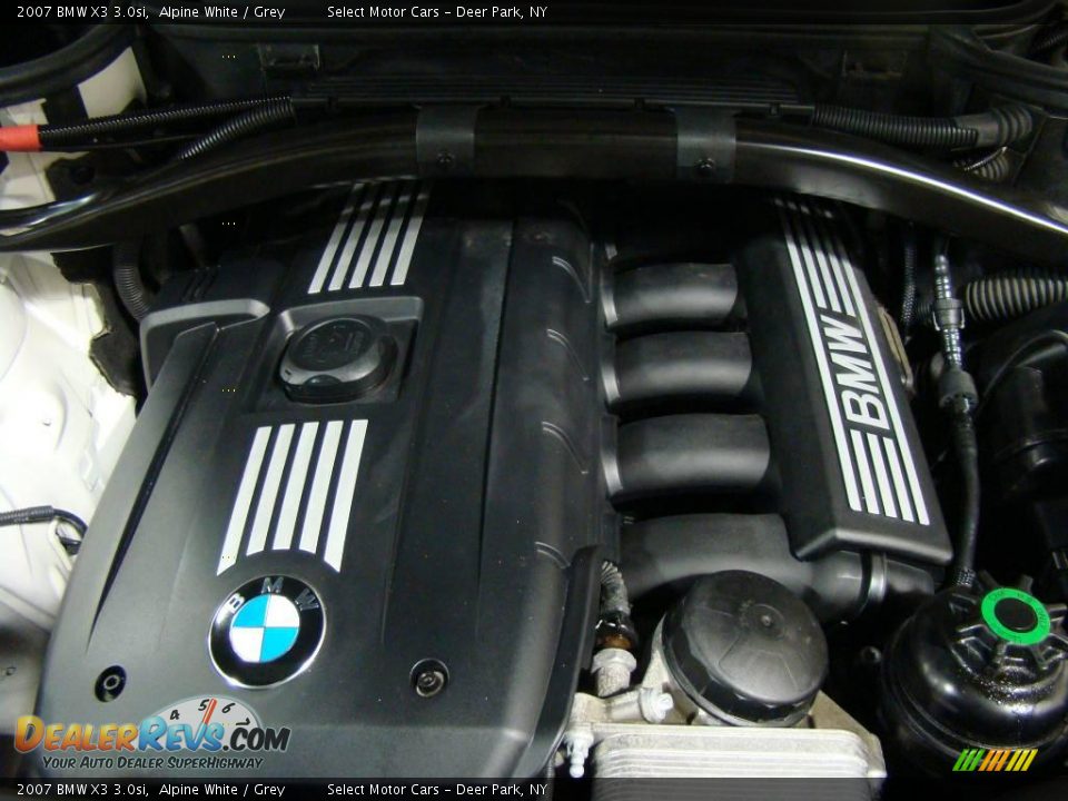 2007 BMW X3 3.0si Alpine White / Grey Photo #15