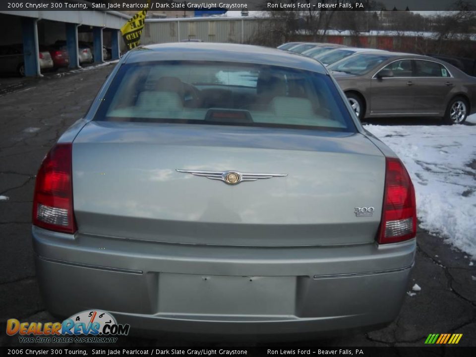 2006 Chrysler 300 Touring Satin Jade Pearlcoat / Dark Slate Gray/Light Graystone Photo #3