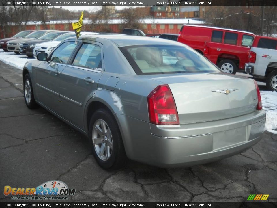 2006 Chrysler 300 Touring Satin Jade Pearlcoat / Dark Slate Gray/Light Graystone Photo #4