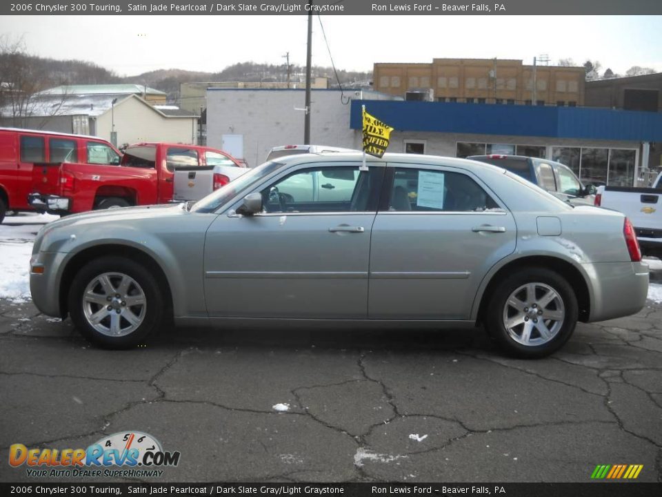 2006 Chrysler 300 Touring Satin Jade Pearlcoat / Dark Slate Gray/Light Graystone Photo #5