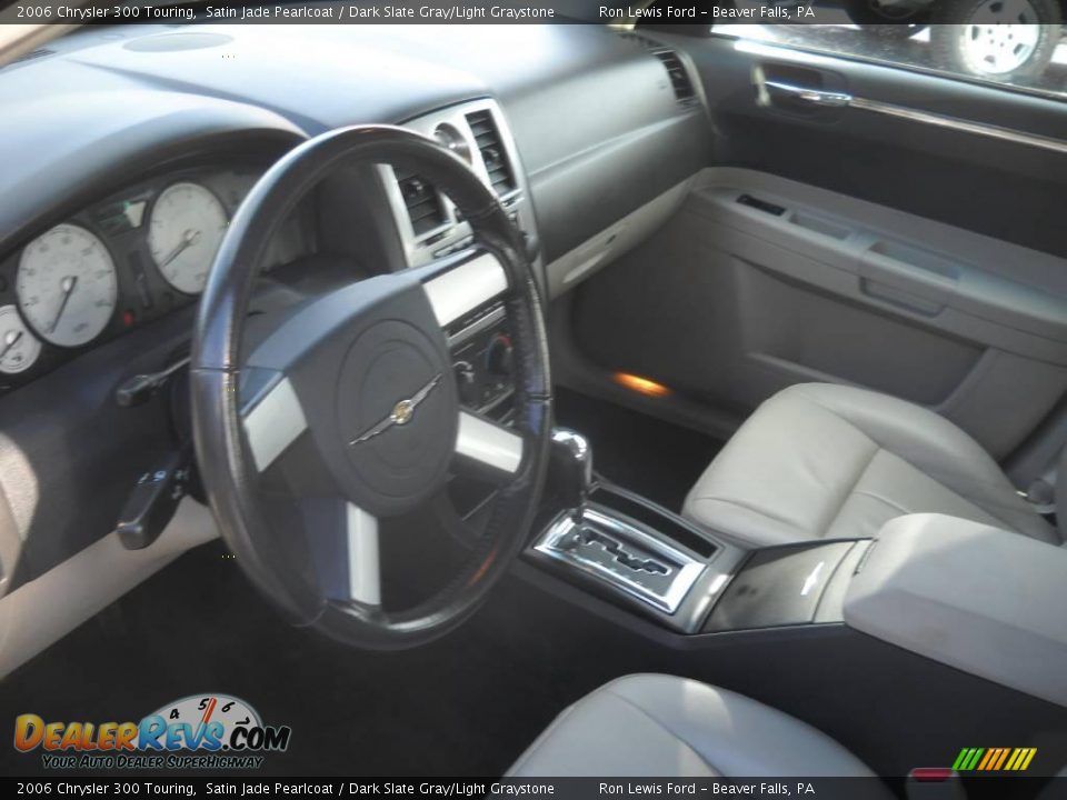 2006 Chrysler 300 Touring Satin Jade Pearlcoat / Dark Slate Gray/Light Graystone Photo #7