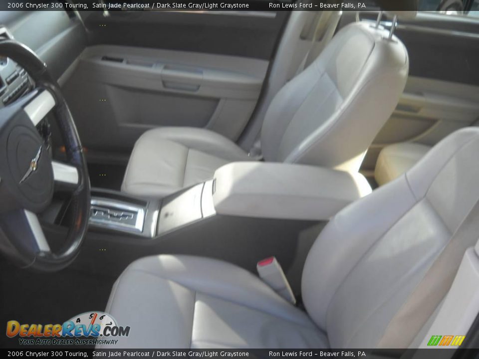 2006 Chrysler 300 Touring Satin Jade Pearlcoat / Dark Slate Gray/Light Graystone Photo #8