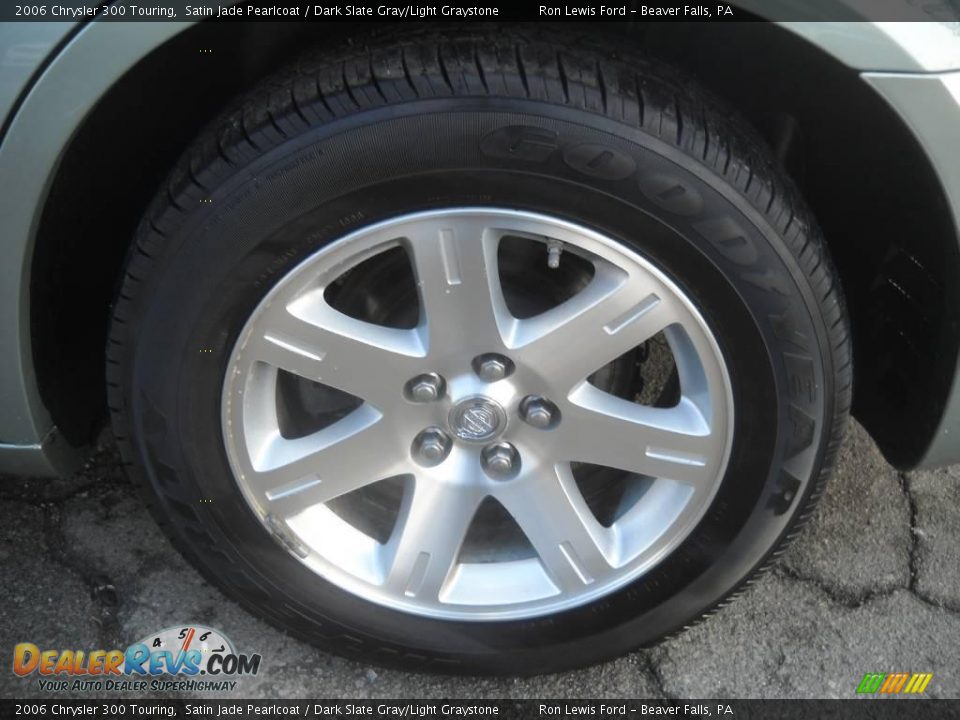 2006 Chrysler 300 Touring Satin Jade Pearlcoat / Dark Slate Gray/Light Graystone Photo #14
