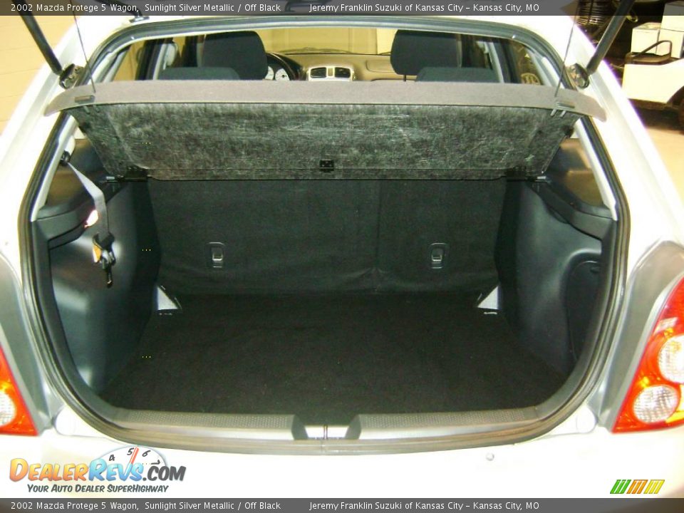 2002 Mazda Protege 5 Wagon Sunlight Silver Metallic / Off Black Photo #18