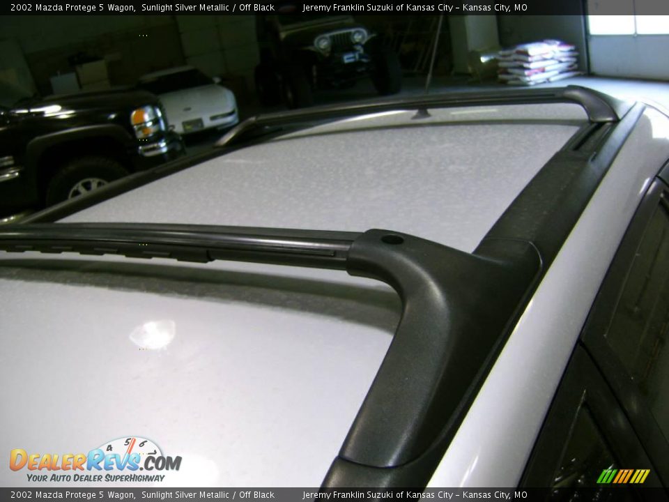 2002 Mazda Protege 5 Wagon Sunlight Silver Metallic / Off Black Photo #19