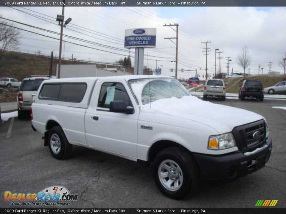 2009 Ford Ranger XL Regular Cab Oxford White / Medium Dark Flint Photo #1