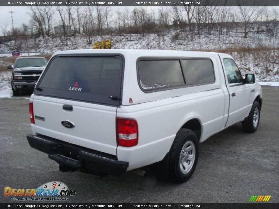 2009 Ford Ranger XL Regular Cab Oxford White / Medium Dark Flint Photo #3
