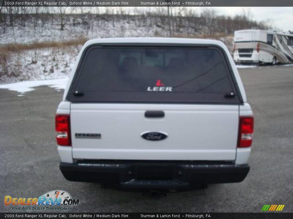 2009 Ford Ranger XL Regular Cab Oxford White / Medium Dark Flint Photo #4