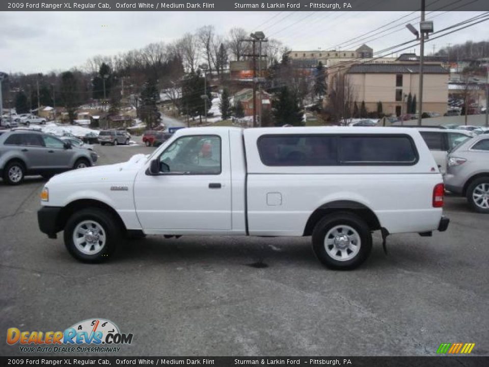2009 Ford Ranger XL Regular Cab Oxford White / Medium Dark Flint Photo #6