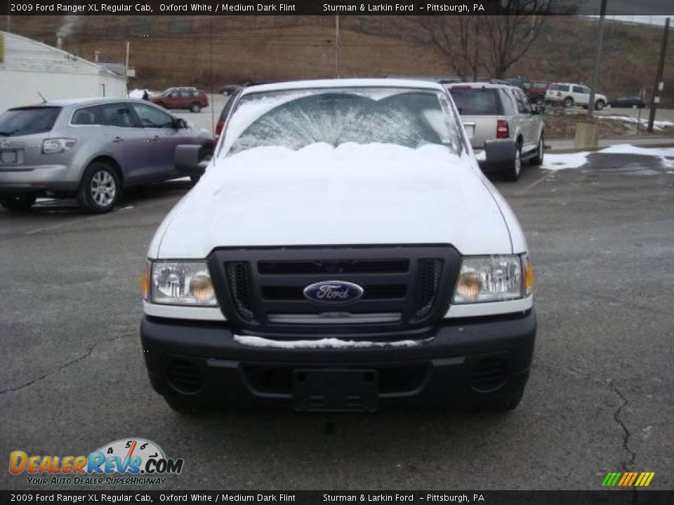 2009 Ford Ranger XL Regular Cab Oxford White / Medium Dark Flint Photo #8
