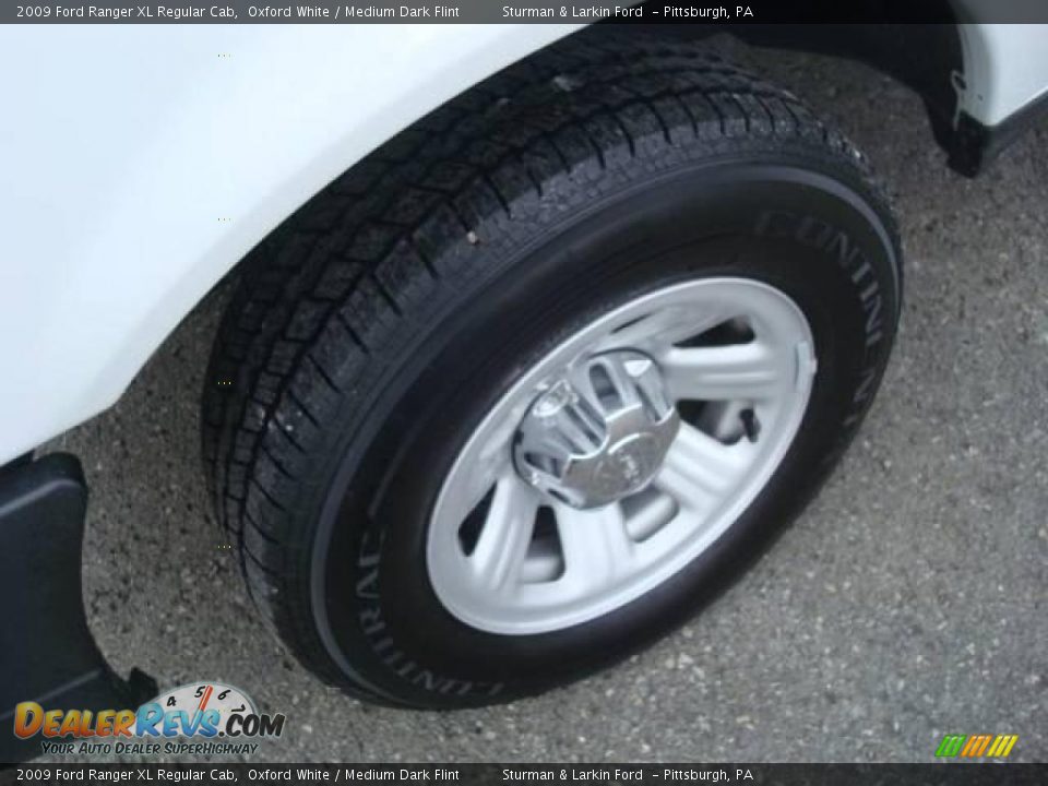 2009 Ford Ranger XL Regular Cab Oxford White / Medium Dark Flint Photo #9