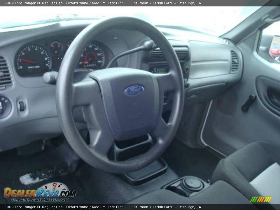 2009 Ford Ranger XL Regular Cab Oxford White / Medium Dark Flint Photo #16