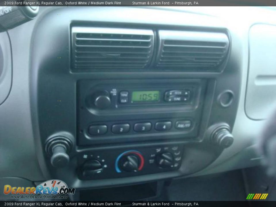 2009 Ford Ranger XL Regular Cab Oxford White / Medium Dark Flint Photo #18