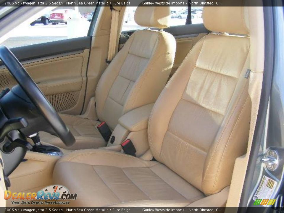 2006 Volkswagen Jetta 2.5 Sedan North Sea Green Metallic / Pure Beige Photo #9