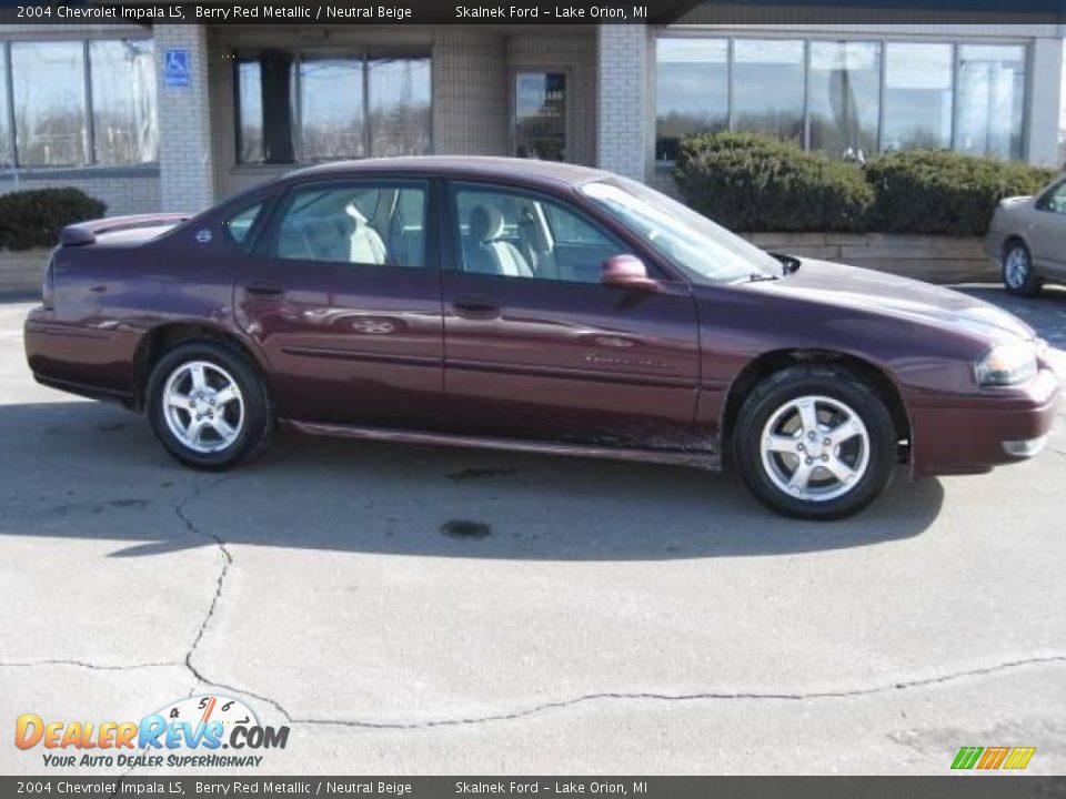 2004 Chevrolet Impala LS Berry Red Metallic / Neutral Beige Photo #1