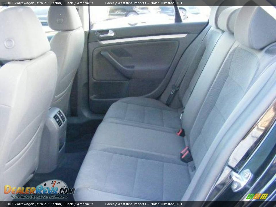 2007 Volkswagen Jetta 2.5 Sedan Black / Anthracite Photo #11