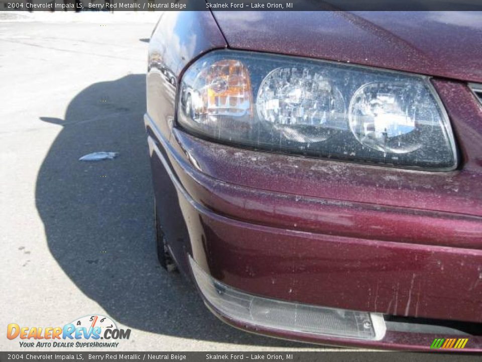 2004 Chevrolet Impala LS Berry Red Metallic / Neutral Beige Photo #15