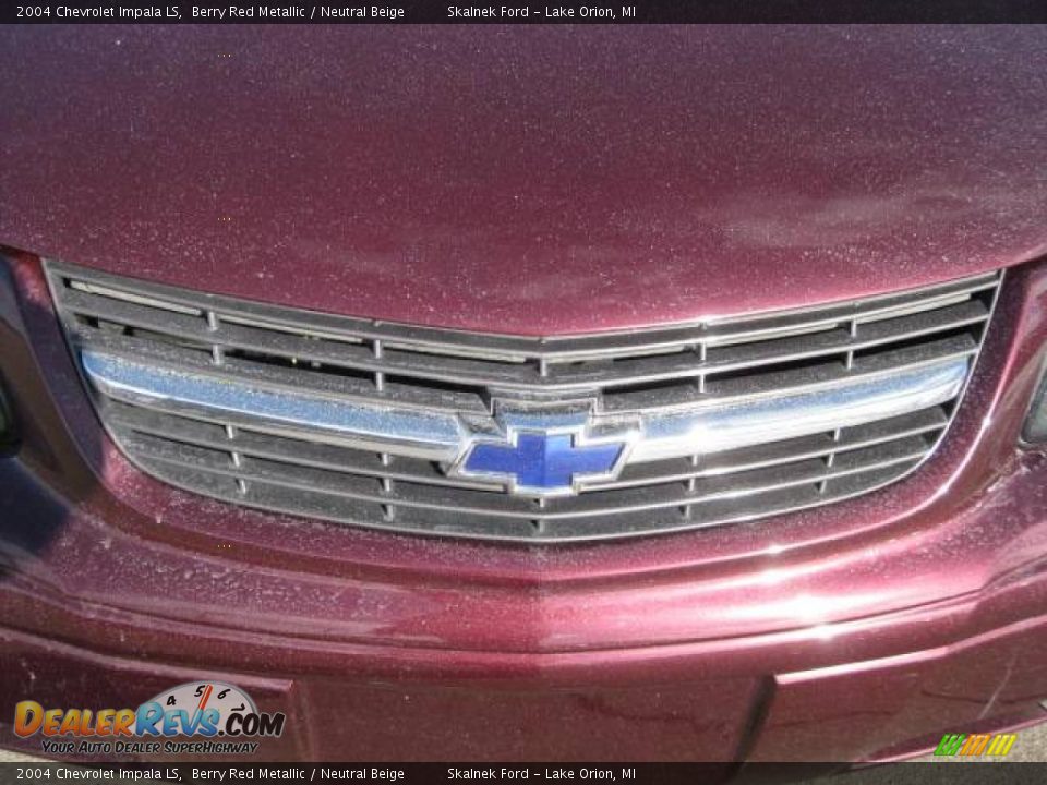 2004 Chevrolet Impala LS Berry Red Metallic / Neutral Beige Photo #16